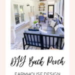 Farmhouse back porch