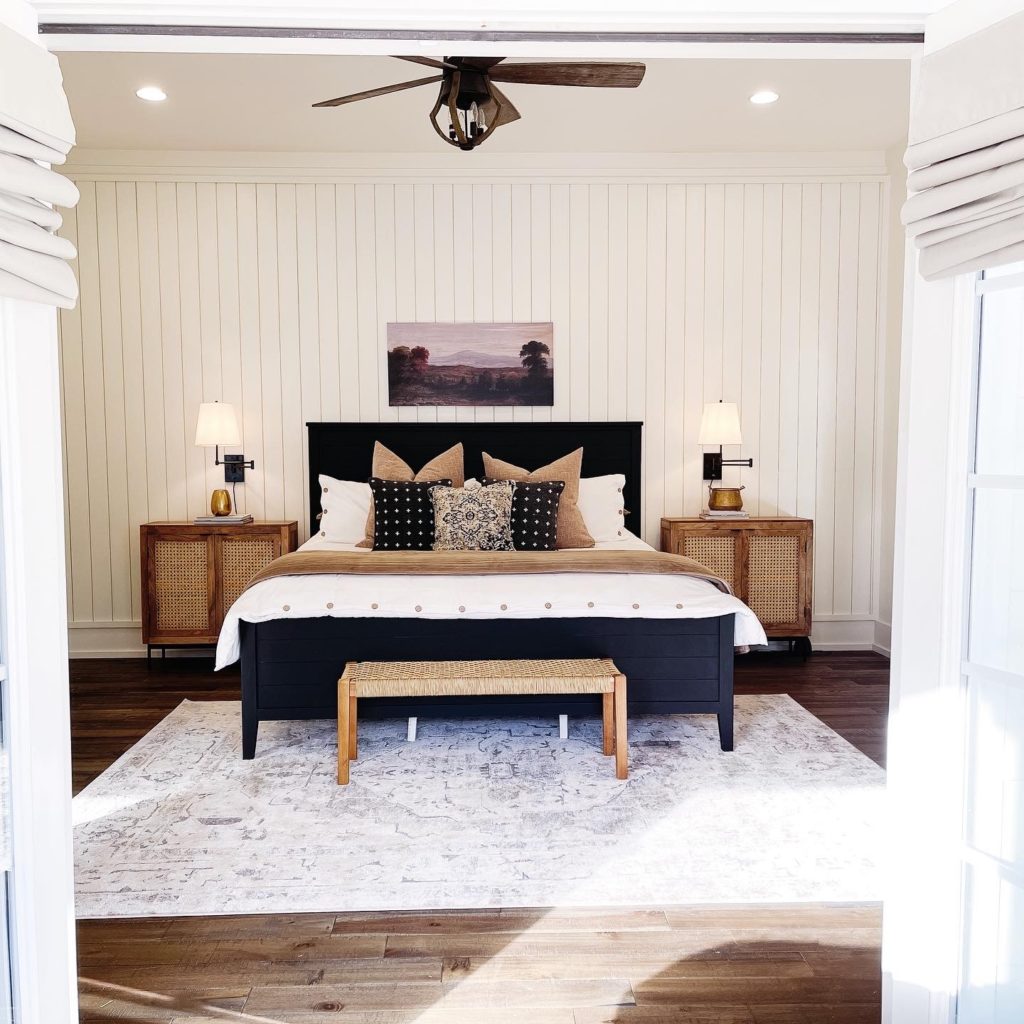 French Doors in Master Bedroom