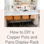 Copper Pots Display Rack