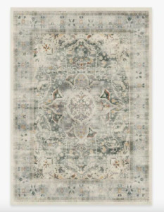 sage green rug