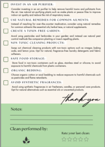 cleaner living checklist 02