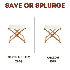 SAVE OR SPLURGE
