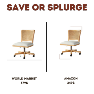 SAVE AND SPLURGE 2