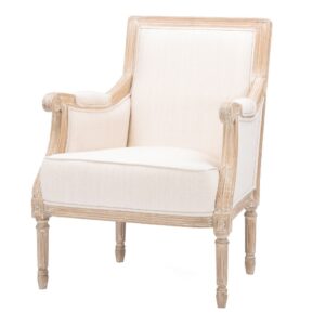 PLASTER FRENCH ARMCHAIR