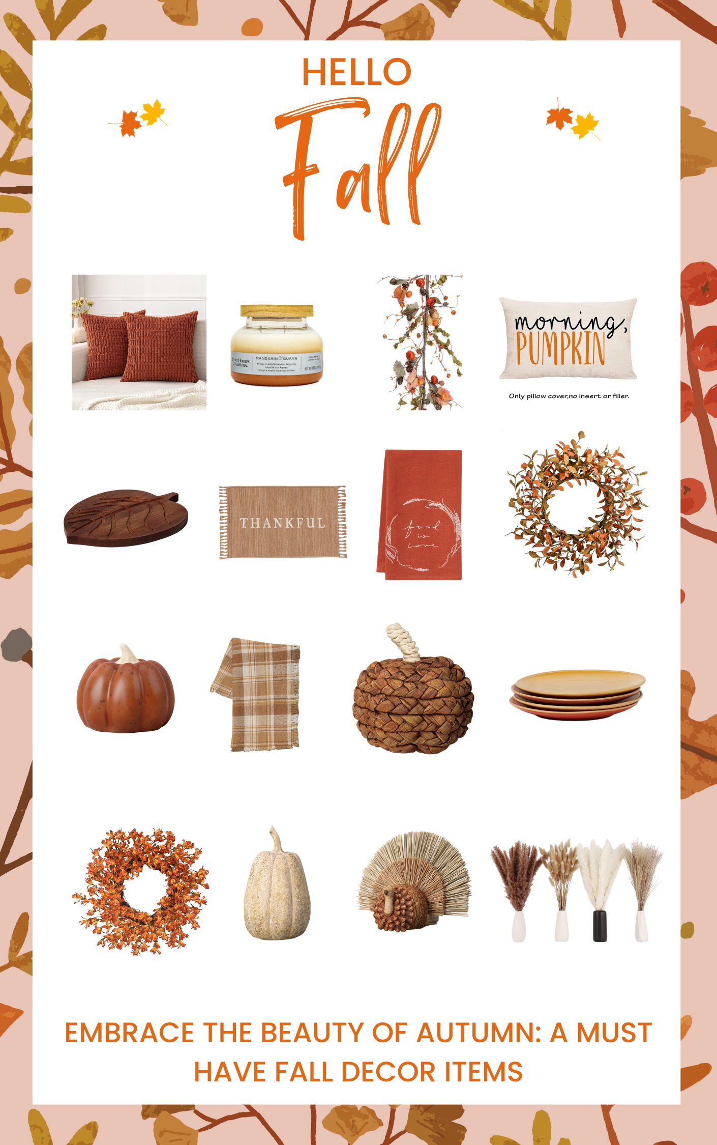 fall decor main image