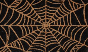 SCARY WEB DOORMAT HALLOWEEN FALL
