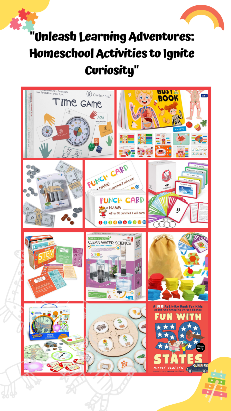 homeschool fun educational activities